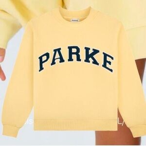 Parke Yellow Mockneck Sweatshirt